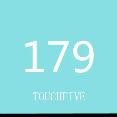 TOUCHFIVE 168 цветов одиночные художественные маркеры Кисть ручка эскиз на спиртовой основе маркеры двойная головка манга ручки для рисования товары для рукоделия - Цвет: 179-aqua mint