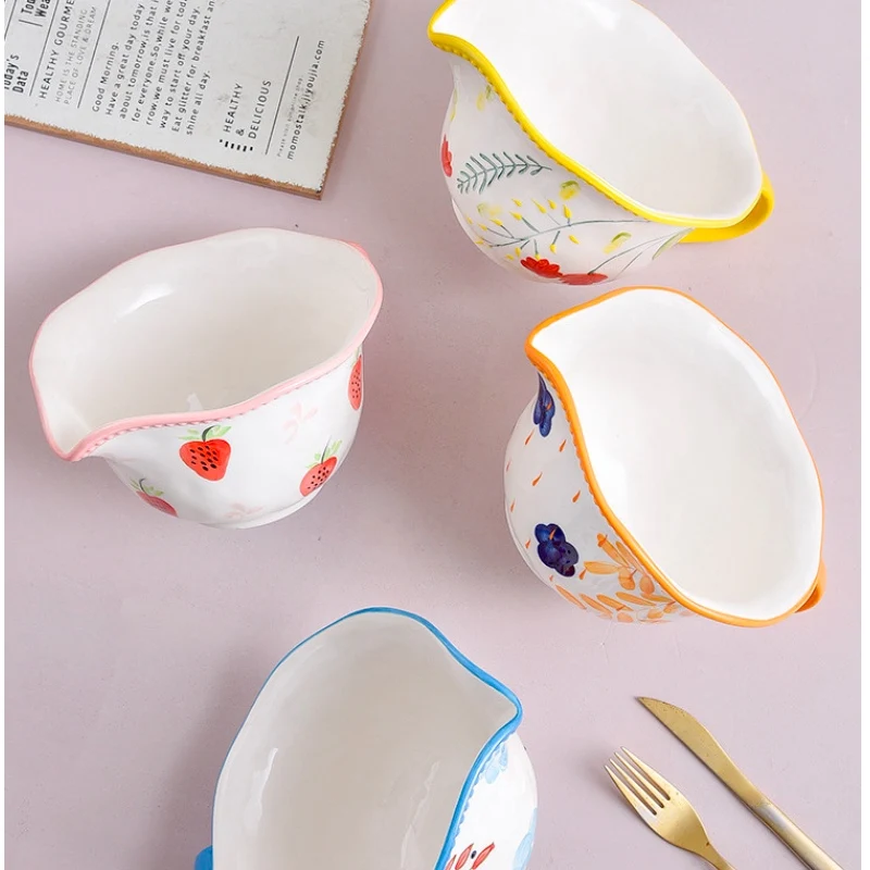 Тарелка для салата чайная чашка блюдо ужина тарелки с мультяшным рисунком стеков