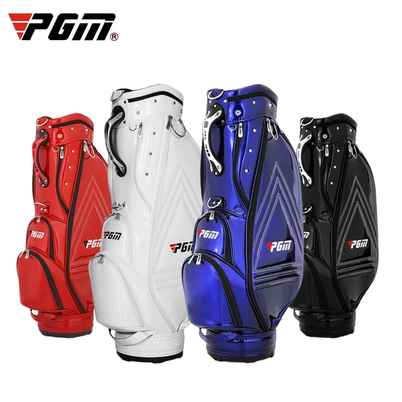 PGM Golf Lady PU Standard  Bag Women Club Bag Waterproof Wear-Resistant Crystal Leather Can Be Placed 13~14 Clubs High capacity