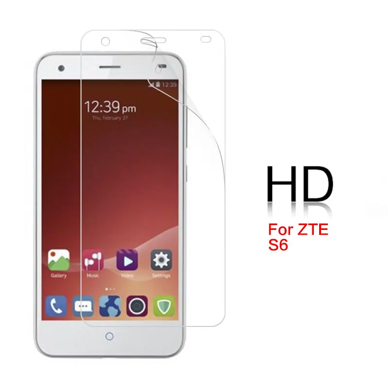 Прозрачная глянцевая пленка HD для ZTE Q801U Q802D Q802T Q805T QY2 QY3 S6 S7 Small Fresh 5 Star 1 2 S2005 S2002 Lux Plus