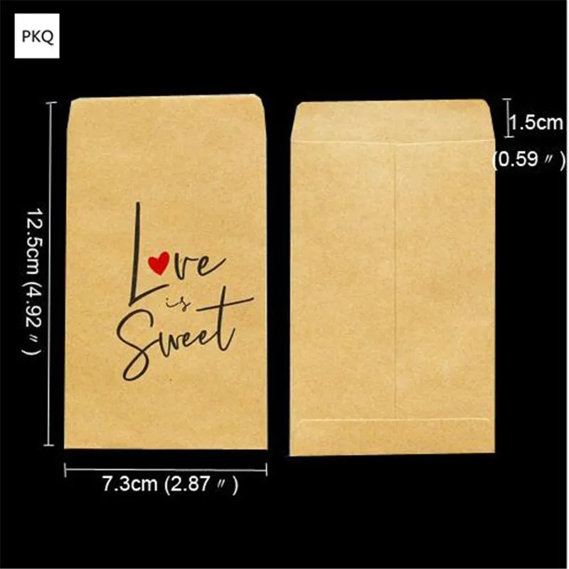 

Mini Kraft Paper Envelope for Gifts Thank You Small Gift Bag Dandelion Wedding Party Favor Bags Rose Flower Paper Packaging Bags