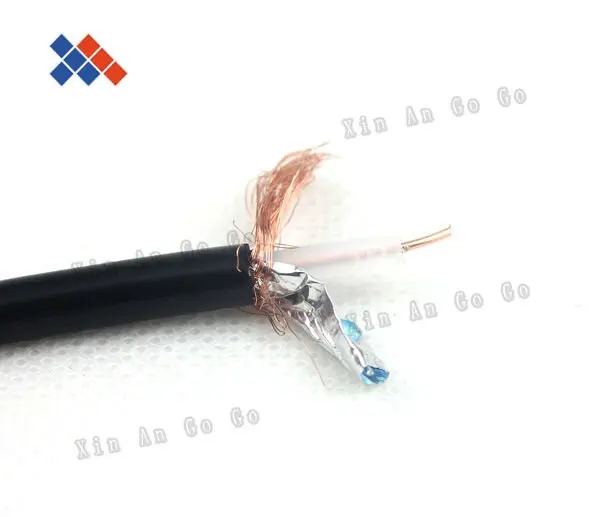 Черный коаксиальный кабель RG58U RG58/U 10 м 5 1/8 м|Соединители| |