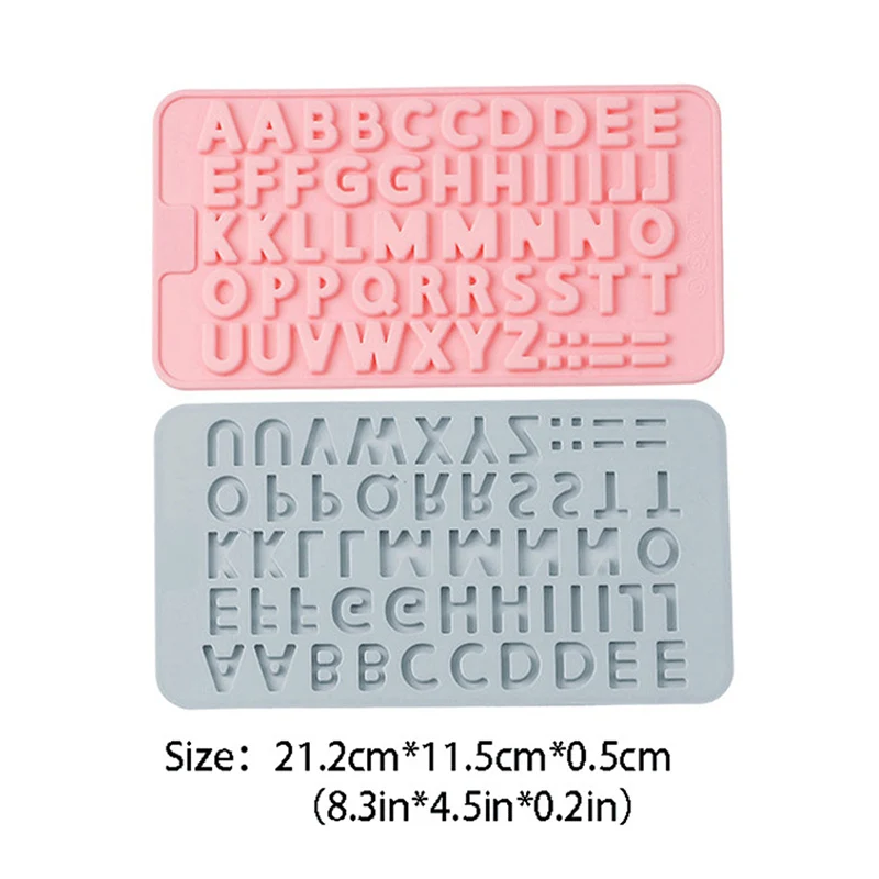Letter Alphabet Silicone Mold Non-stick Diy Chocolate Ice Cube Cream Cake Making Tool Creative Baking Mould 1PC | Дом и сад