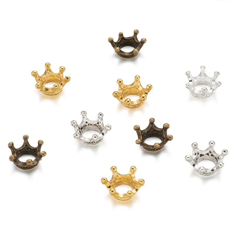 

Pandahall 90pcs/set Crown Shape Mixed Color Tibetan Style Alloy Bead Caps for Jewelry Making DIY Bracelet Necklace Findings