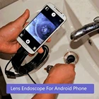 Эндоскоп для автомобилей 5,578 мм, эндоскопическая камера для осмотра канализационных труб, зеркало, механическая мастерская, инструмент для Android, ПК