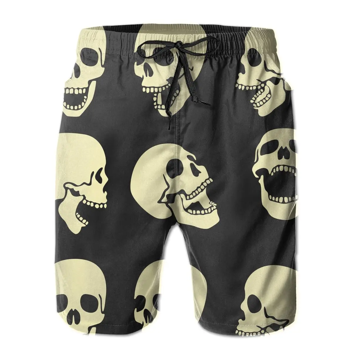 

Mens Swimming Shorts Swimwear Skulls Men Trunks Swimsuit Man Beach Wear Short Pants Bermuda Boardshorts