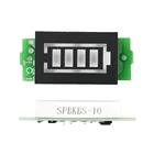 Модуль индикатора емкости литиевых аккумуляторов 1S, 2S, 3S, 4S, 3,7 в, 4,2 в, с синим дисплеем, тестер мощности аккумулятора электромобиля, литий-ионный