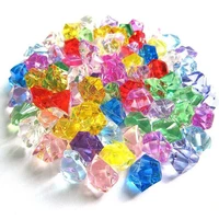 150pcs bag colorful acrylic plastic transparent stone artificial great decoration for home vase fish tank etc