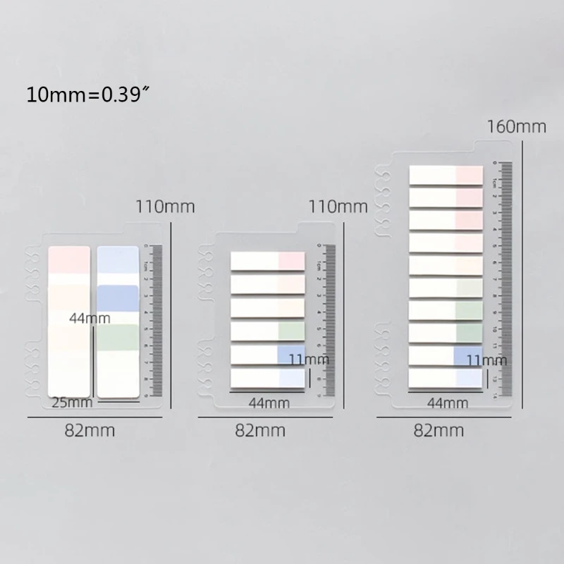 

YYDS 10/20 Sheets PET Planner Stickers Index Tabs Bookmark Sticky Notes Page Marker Stationery Office School Supplies