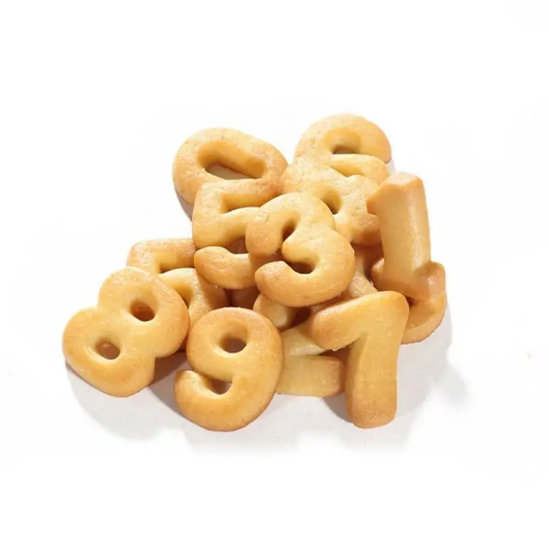

Cookie Cutters Moulds 9PCS/Set Puzzle Numbers 0-9 Arabic Numerals Cute Candy Biscuit Mold DIY Home Baking Tools Stainless Steel