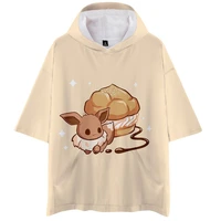pokemon funny anime print oversized t shirt men pikachu sweatershirt women t shirt hoodie pokemon cute anime top couple outfit