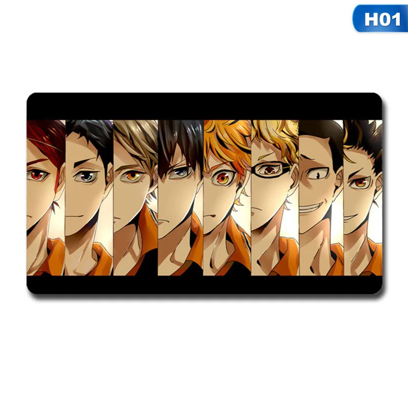 

Hot Sales Anime Haikyuu Keyboards Mat Rubber Gaming Mousepad Desk Mat Large Mouse Pad Keyboards Mat 70*40cm