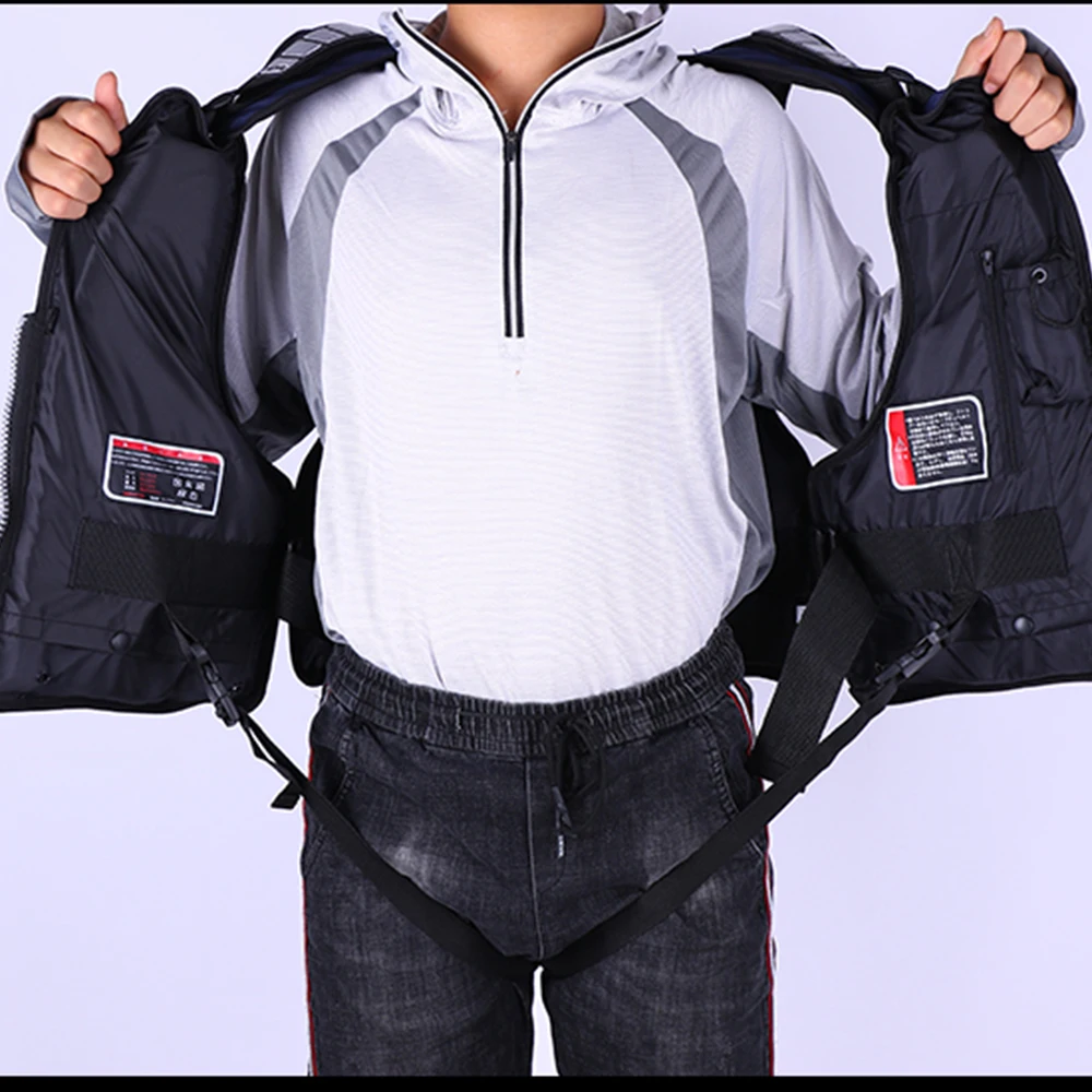 2021 hot sale life jacket professional adult fishing swimming rafting multi-function light multi-pocket | Спорт и развлечения