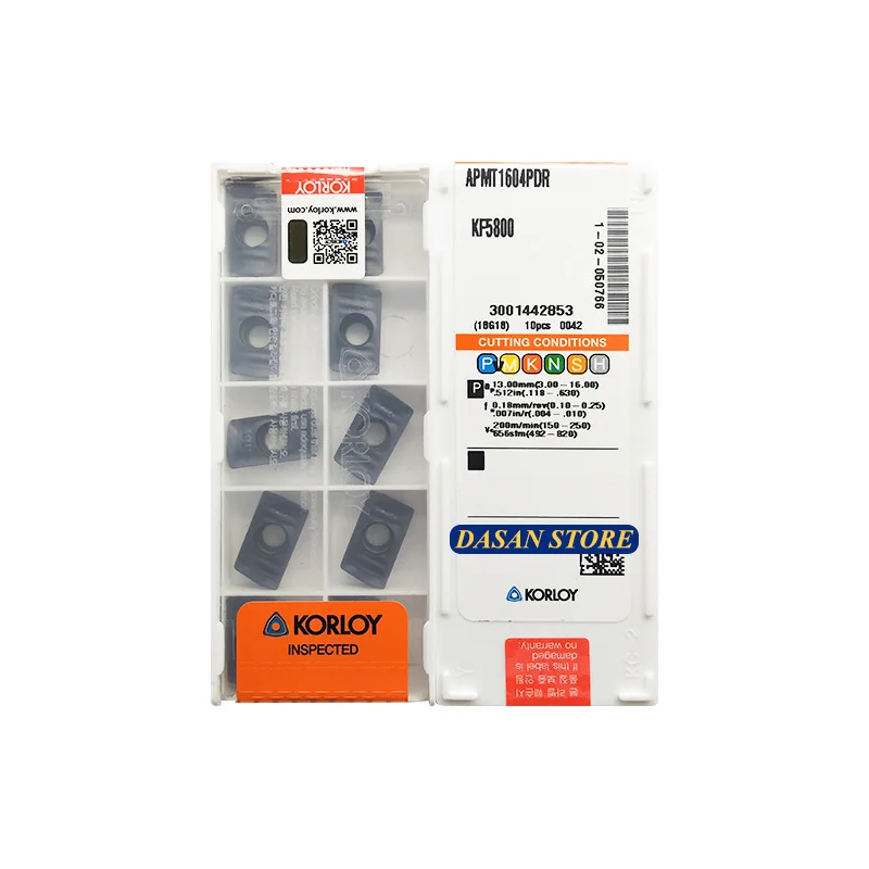 APMT1135PDR KF5800 APMT1604 Карбид сменный конец фрезерные Токарные Вставки токарный станок лезвие резак BAP300R BAP400R
