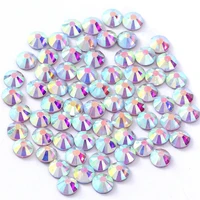 all sizes high quality glass hotfix rhinestones flatback crystal ab stone iron on strass for clothes bag shoes accessories