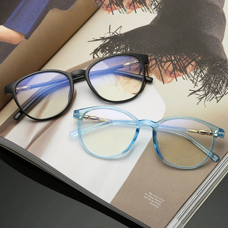 

Компьютерные очки для женщин синий светильник Блокировка Gafas для мужчин рамки солнцезащитные очки "кошачий глаз" оптические очки модные защ...