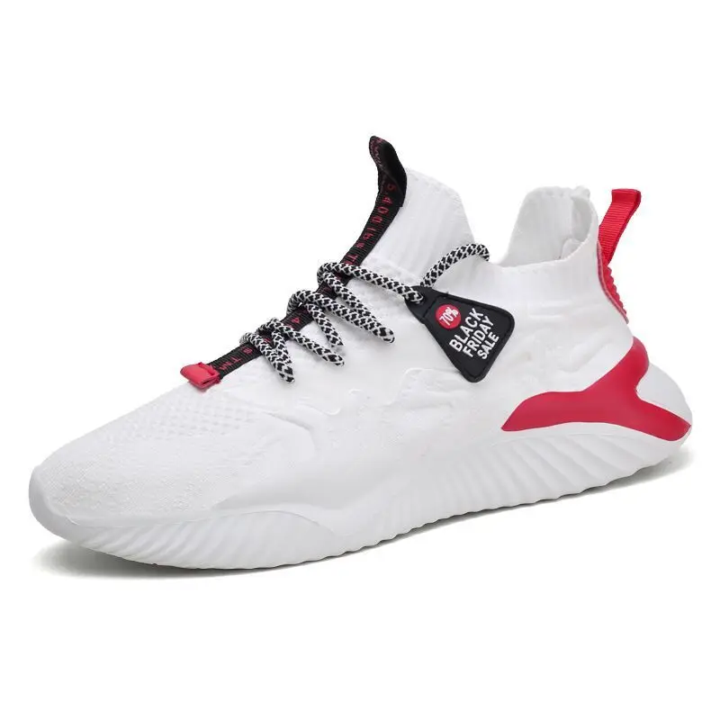 

Men's flying woven breathable casual shoes running shoes fashion student shoes sports shoes Sneakers Gym Shoes Zapatillas Hombre