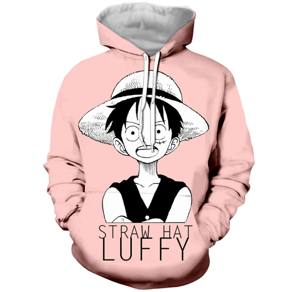 

3d print Anime One Piece Hoodies Monkey D Luffy Ace Sabo Shanks Law Battle Tracksuit Outfit Casual Outerwear Pullover Sweatshirt