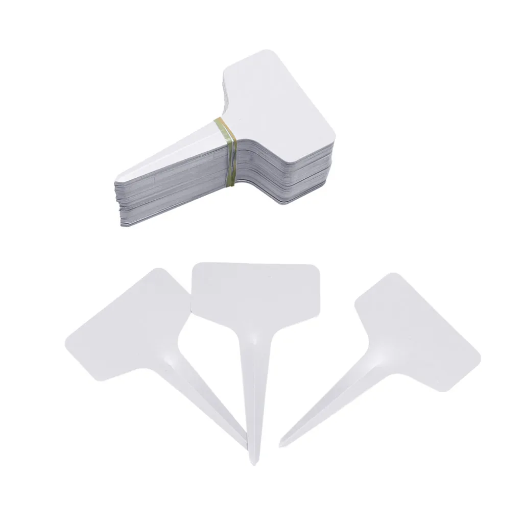 100 шт. пластиковые Т образные маркеры для растений лоток питомник садовые