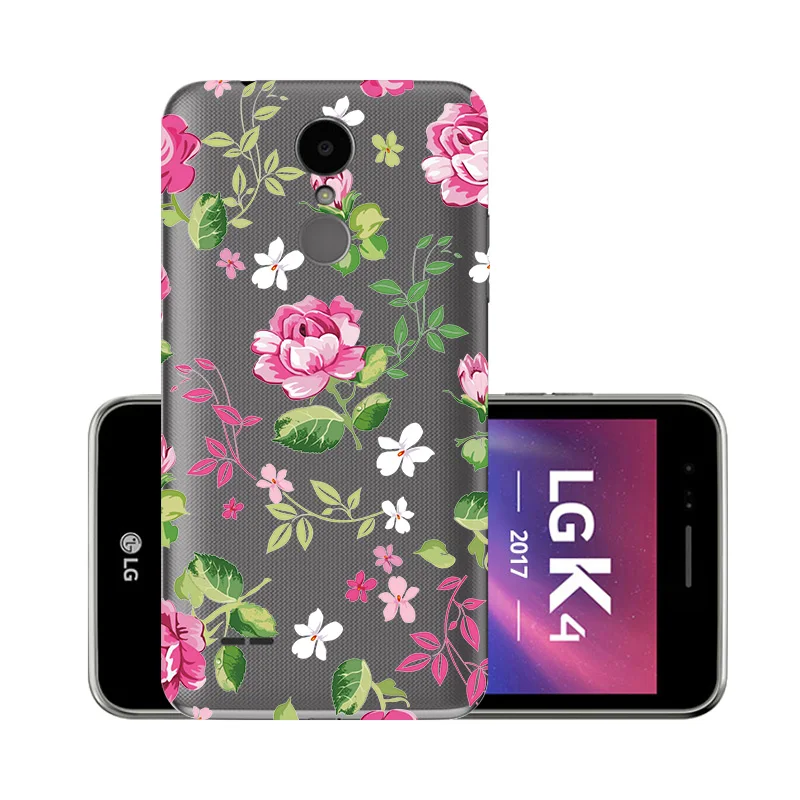 Для LG K4 2017 M160 чехол Чехол прозрачный мягкий ТПУ для телефона Феникс 3 силиконовый