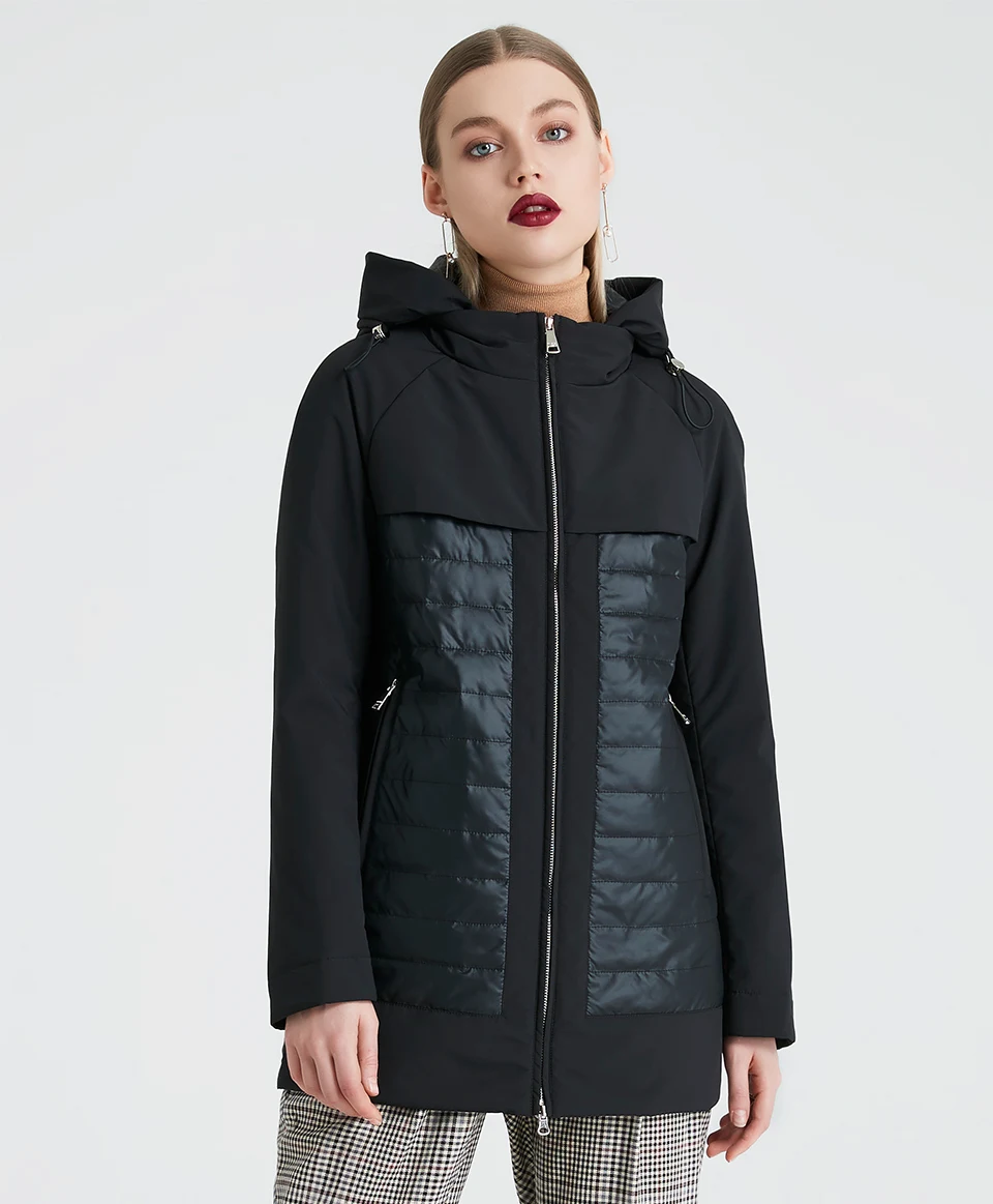 MIEGOFCE New Fashion Collection Spring Autumn Women's Short Jacket With A Hood Windproof Insulated European Style Coat