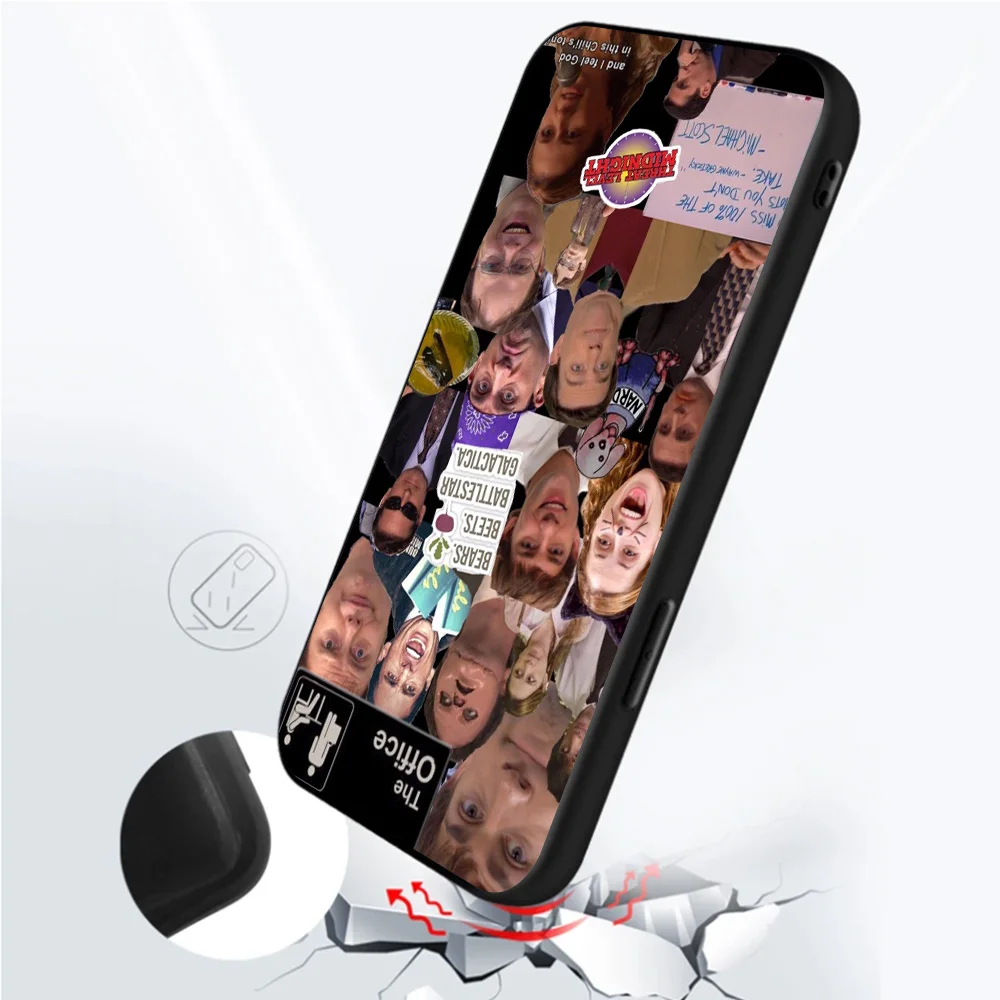 season 5 the office phone case for iphone 11 13 12 pro max xs xr x 8 7 6s 6 plus 5 5s se silicone cover black soft fundas free global shipping