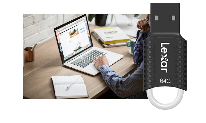 Lexar USB флеш-накопитель 32 Гб 64 Гб 128 ГБ V40 флеш-накопитель USB 2,0 флеш-карта совместима с ПК/Mac системой cle memoria usb c