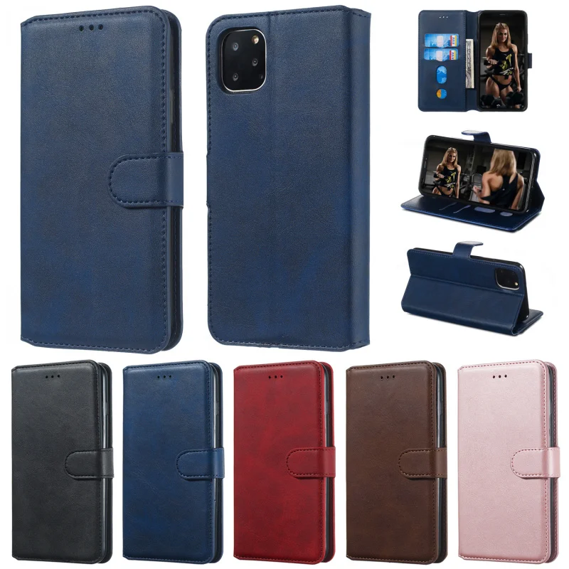 

luxury Leather Case For Iphone SE 2 2020 11 Pro X XS XR Max 8 7 6 6S Plus 5S 5 magnetic Flip Stand Wallet Cover Case Coque