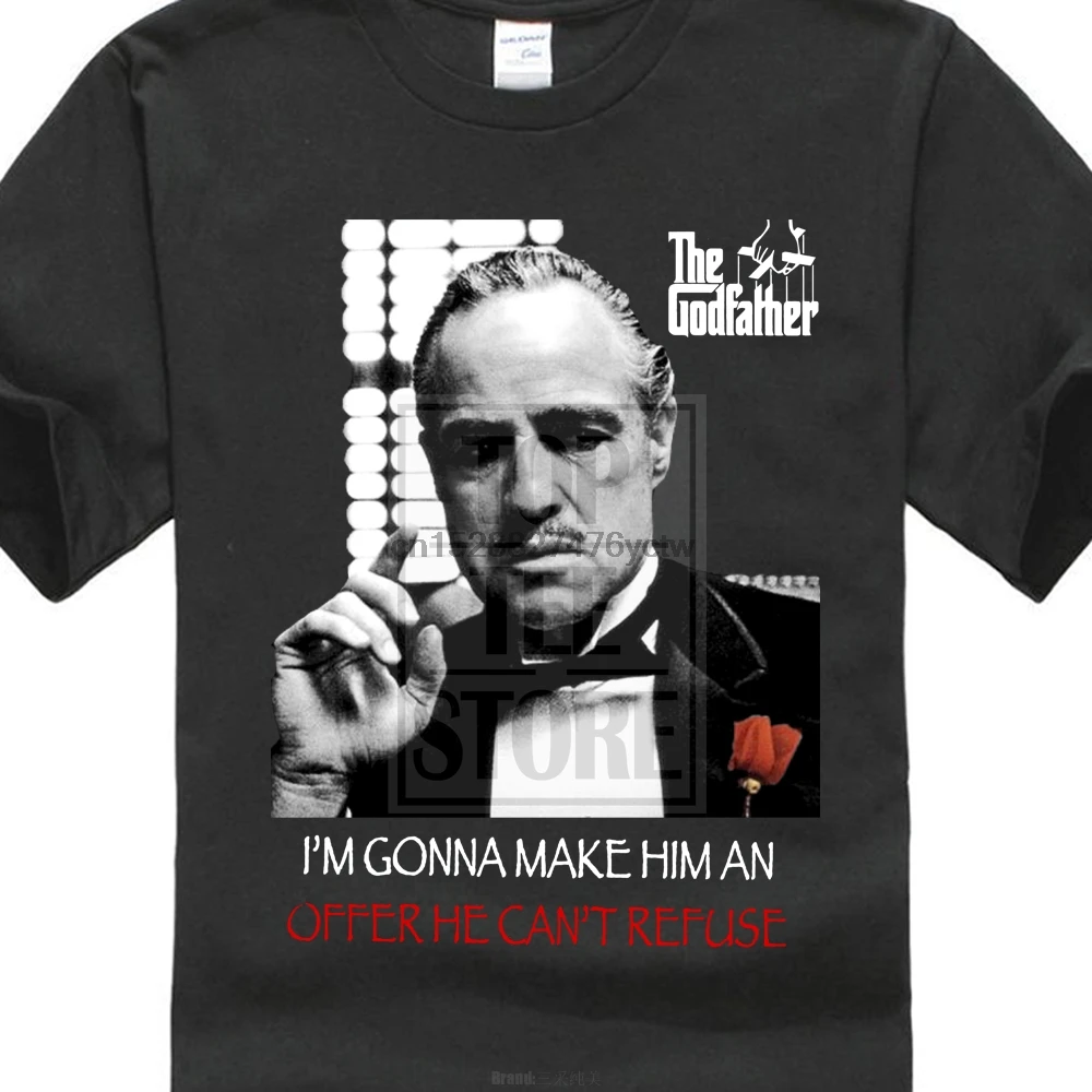 2017 креативная футболка Крестный отец-отстой с короткими рукавами героями