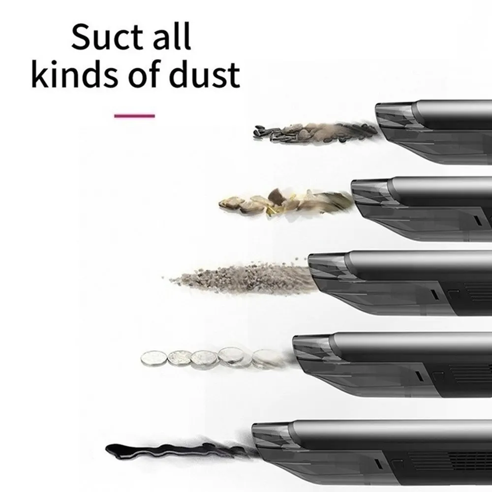 Портативный автомобильный пылесос беспроводной ручной автоматический 5000 ПА 120