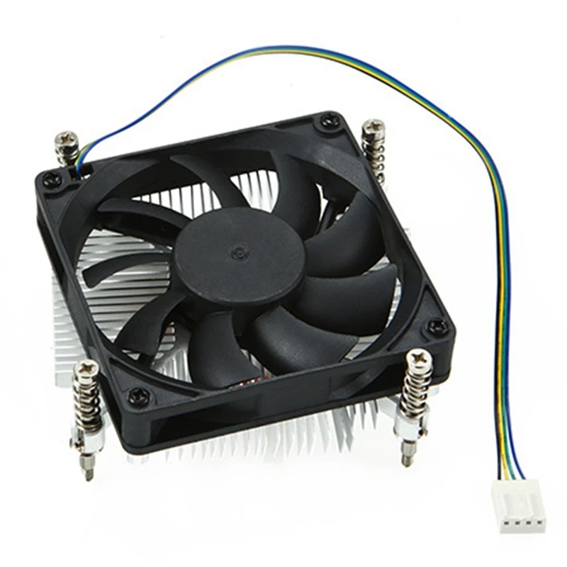 PWM Temperature Control CPU Cooler HTPC Mini Case Intelligent Silent Cooling Fan | Дом и сад