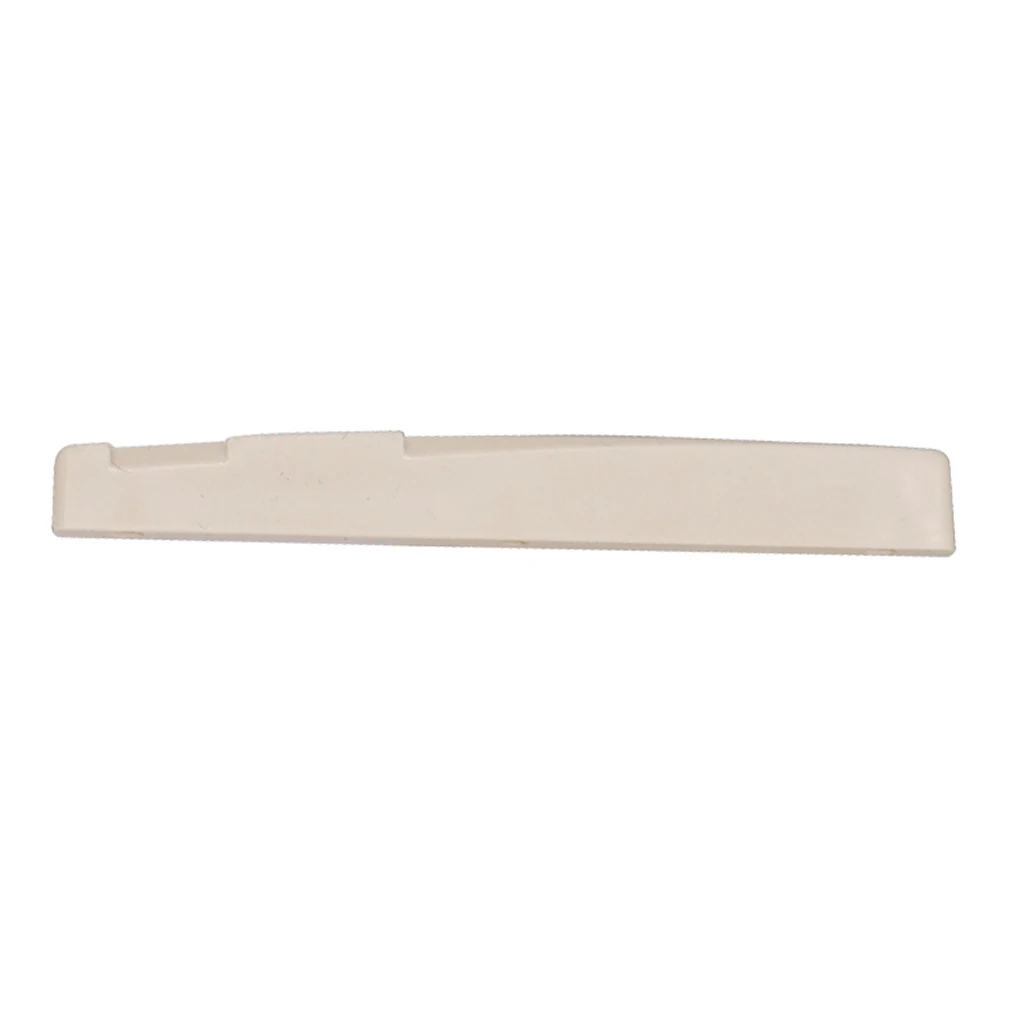 

1 Set Left Handed Acoustic Guitar Saddle Nut Slotted for Guitar Parts Accessories