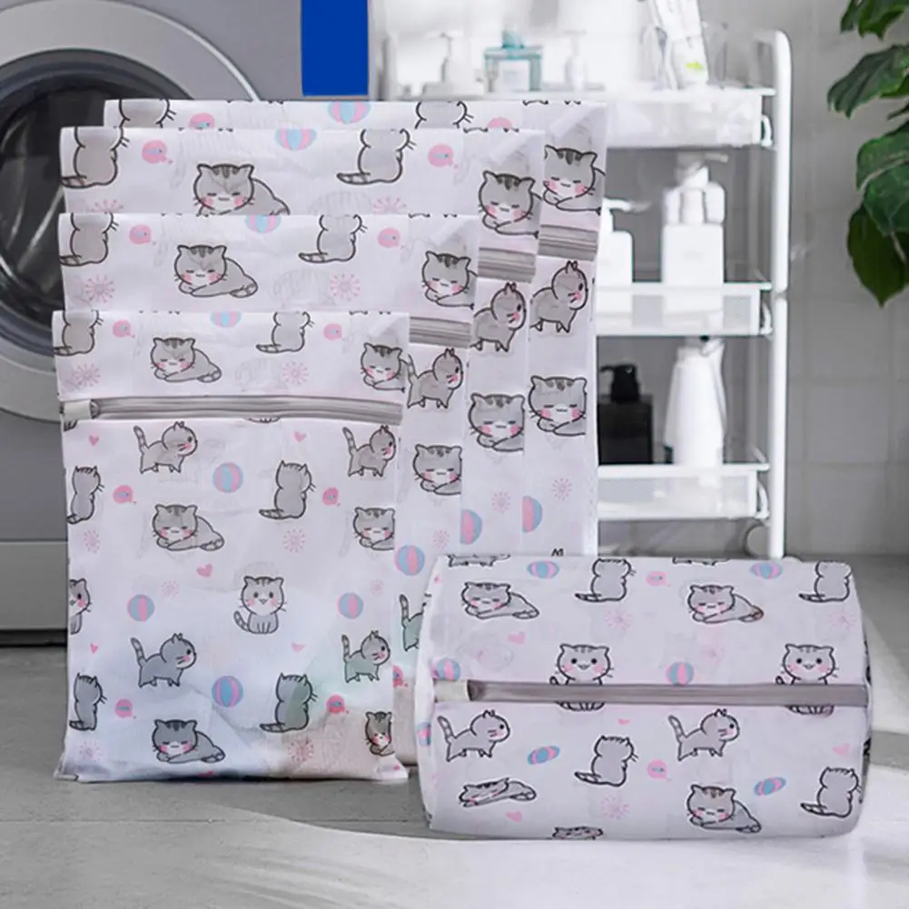 

Wear-Resistant Lightweight Foldable Clothing Mesh Bag Bathroom Accessories