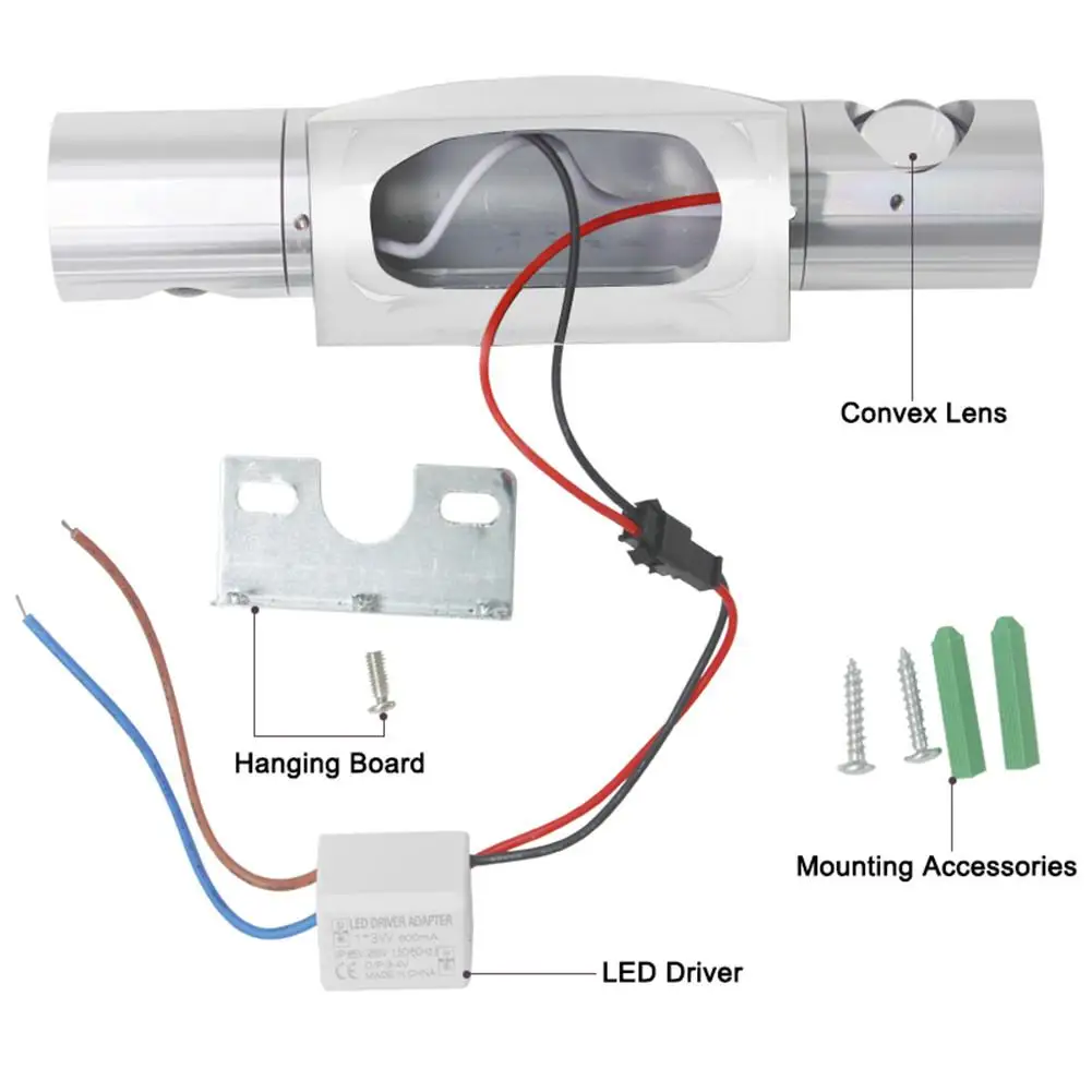 Светодиодный настенный светильник для помещений современное Домашнее освещение
