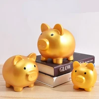 creative pig piggy bank cartoon living room hidden safe secret coin money box kids toy paper money tirelire household goods 50