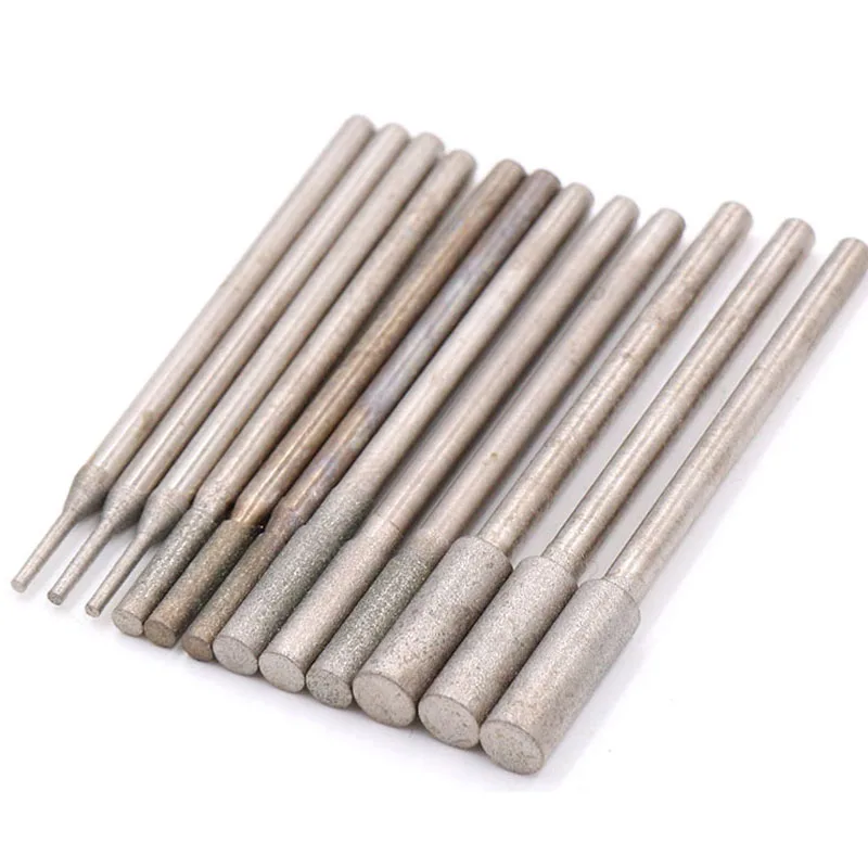 1 шт. цилиндрическая алмазная шлифовальная головка с хвостовиком 3 0 мм |