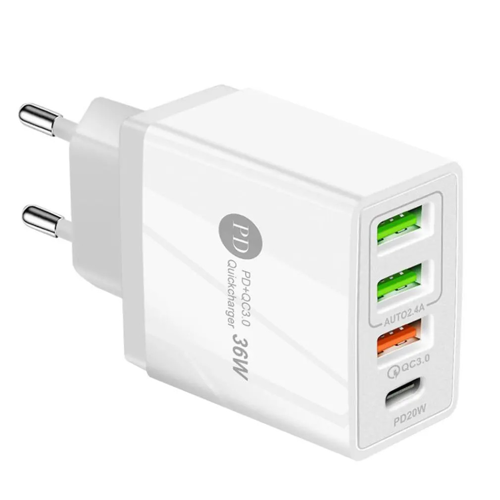 

Quick Charge 3.0 PD USB Charger Universal 36W Type-C Power Adapter For IPhone ForXiaomi Phone For IPAD
