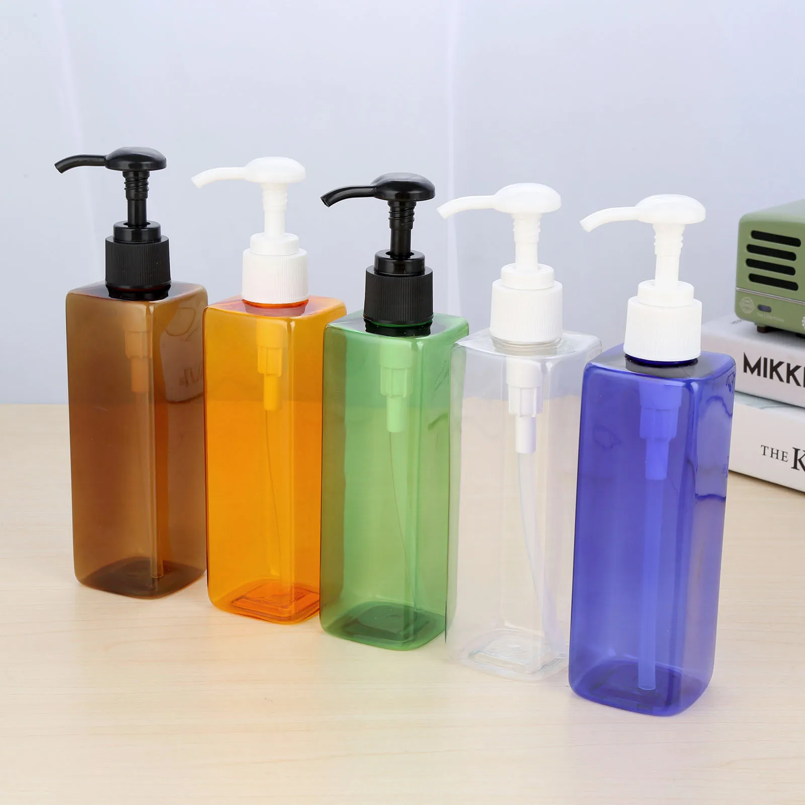 

250ml Soap Dispenser Cosmetics Bottles Bathroom Hand Sanitizer Shampoo Body Wash Lotion Bottle Empty Bottle Travel Bottle