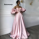 Элегантные розовые вечерние платья, длинные кружевные платья с аппликацией, бальное платье для выпускного вечера, бальное платье для вечеринки