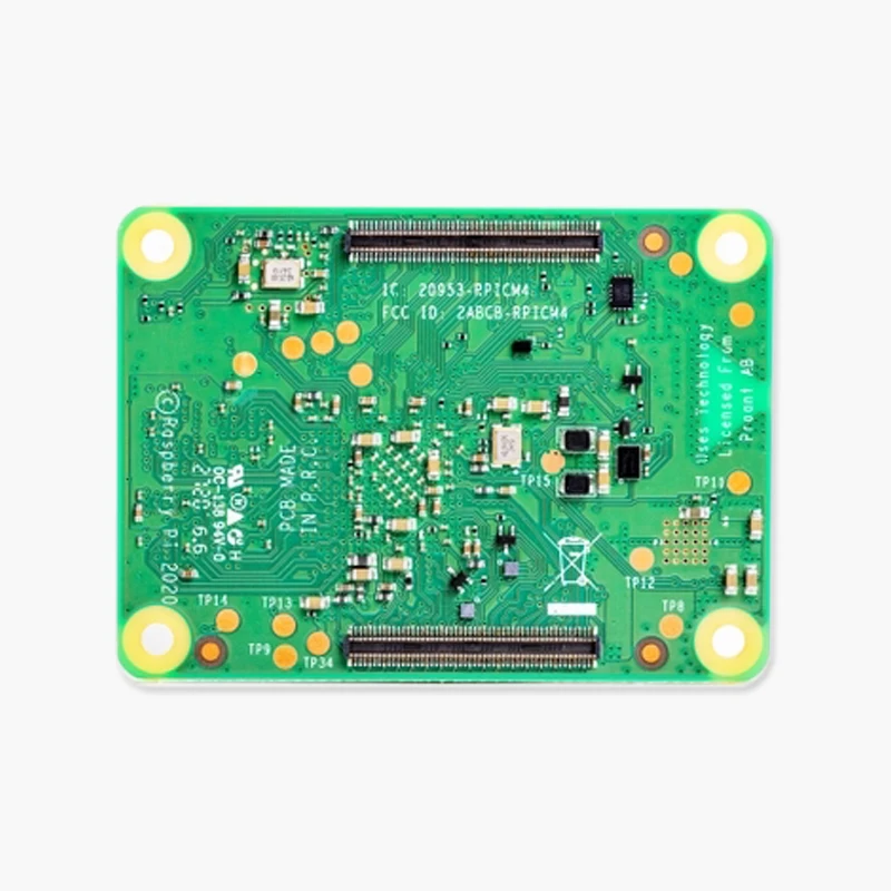 Модуль компьютера Raspberry Pi 4 CM4 2 Гб ОЗУ eMMC Lite/8/16/32 ГБ см плата ввода-вывода Wi-Fi и Bluetooth