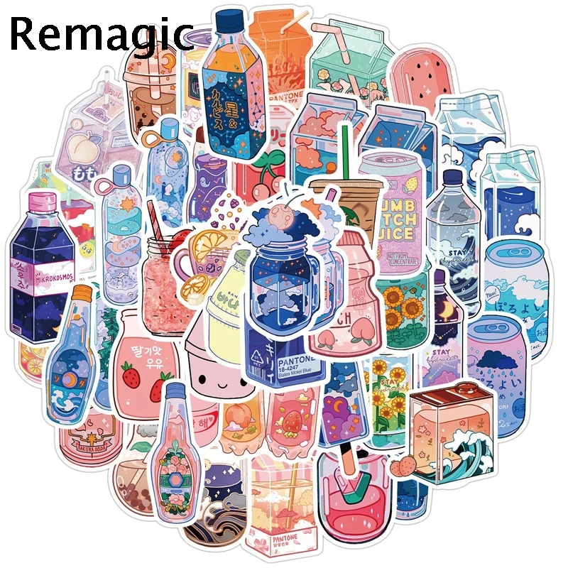 

50 шт. аромат бутылка для напитков мультфильм наклейки для скрапбукинга пакеты Водонепроницаемый чемодан для скейтборда наклейки-граффити ...
