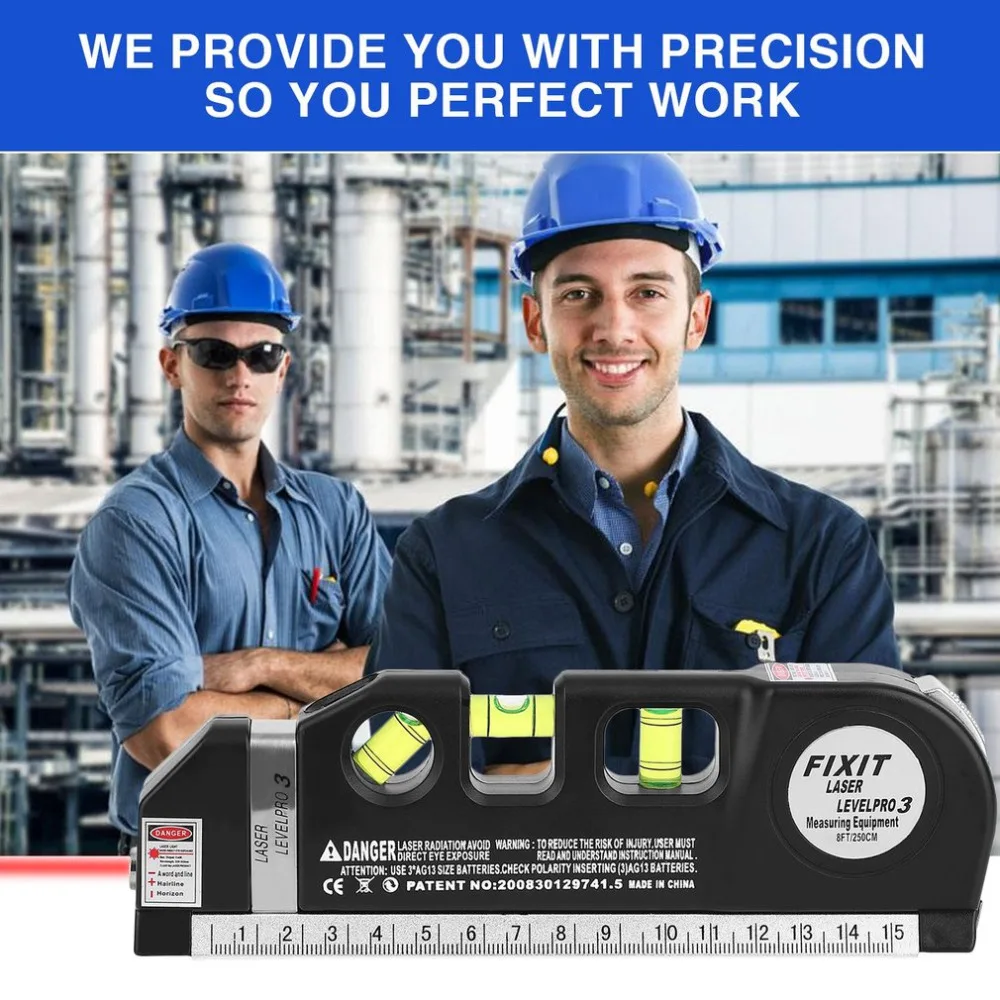 ACEHE Универсальный точный лазерный уровень поперечные проекты горизонтальный