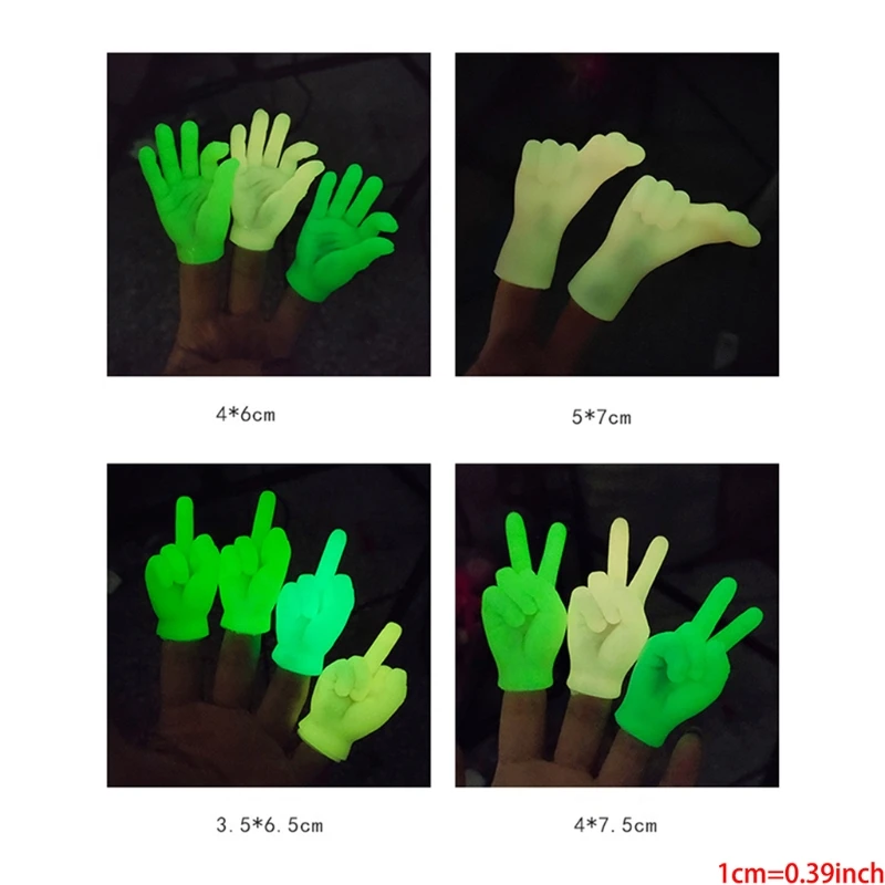 

N7ME 6 PCS Finger Hands Puppets Creative Halloween Gifts for Kids