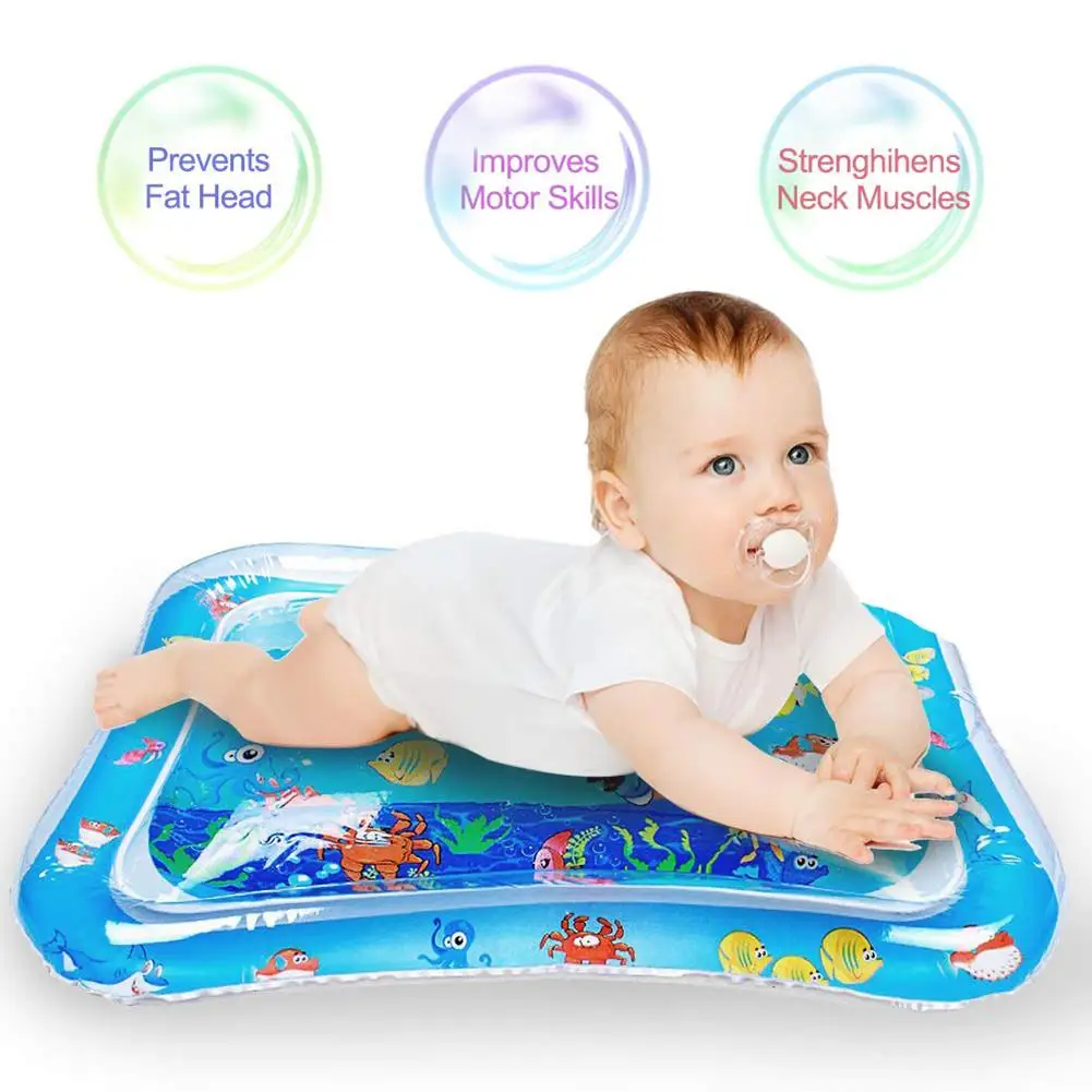 

Summer inflatable water mat for babies Safety Cushion Ice Mat Early Education Toys Play Soft Baby Water Mat