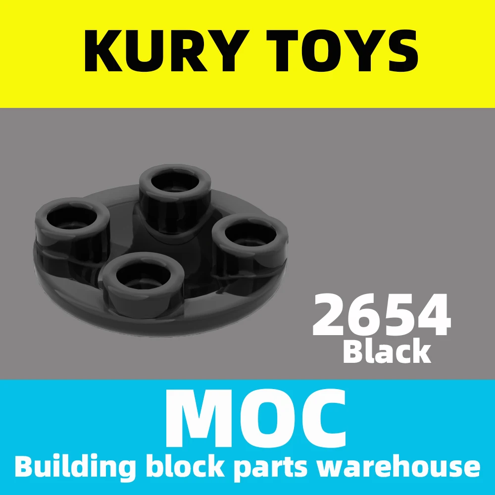 

Kury Toys DIY MOC For 2654 100pcs Building block parts For Plate, Round 2 x 2 with Rounded Bottom (Boat Stud)