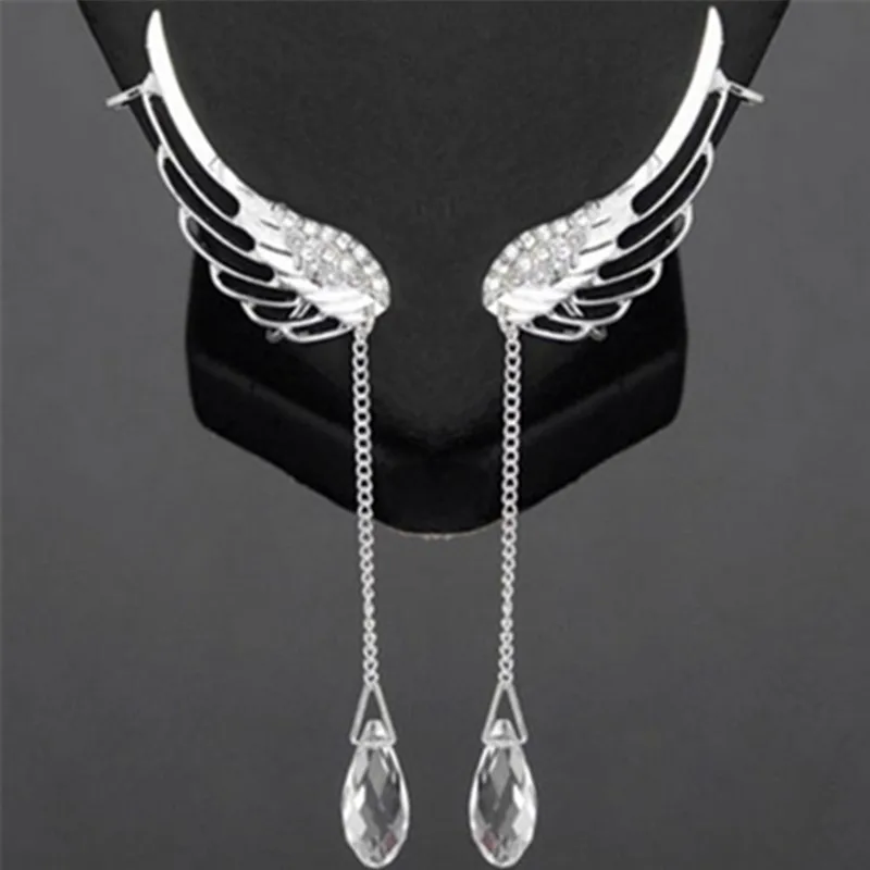 2020 новые модные женские серебряные ювелирные изделия Крылья Ангела кисточки