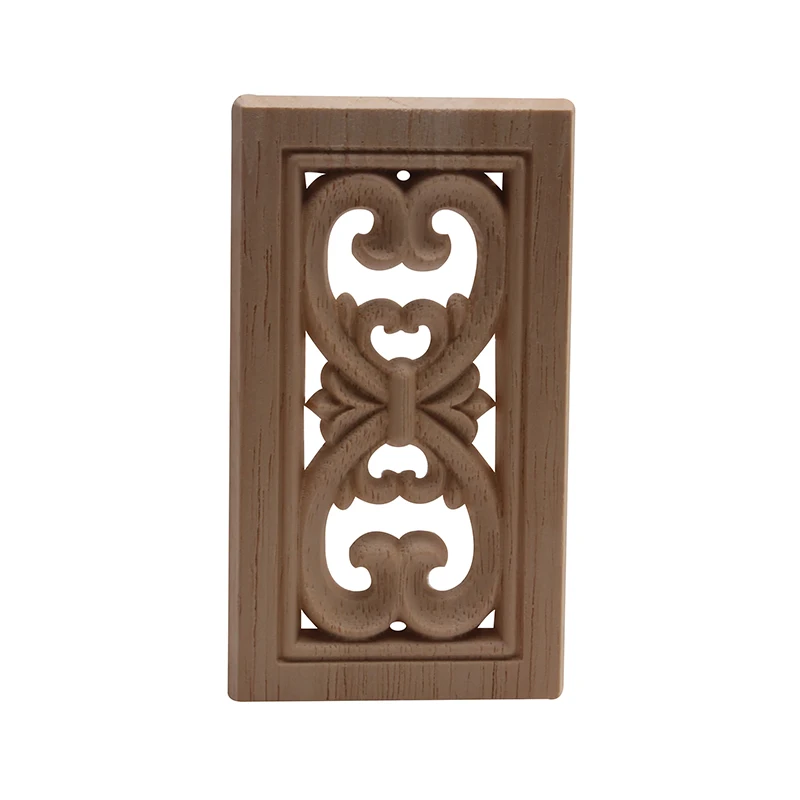 Декоративная роза из массива дерева для европейского дома, небольшие аксессуары для резного шкафа двери и окна. Новинка.