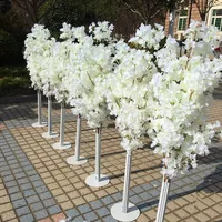 2019 New 1.5M height Cherry Blossoms Tree Road Leads Wedding Runner Aisle Column Shopping Malls Opened Door Decoration Stands
