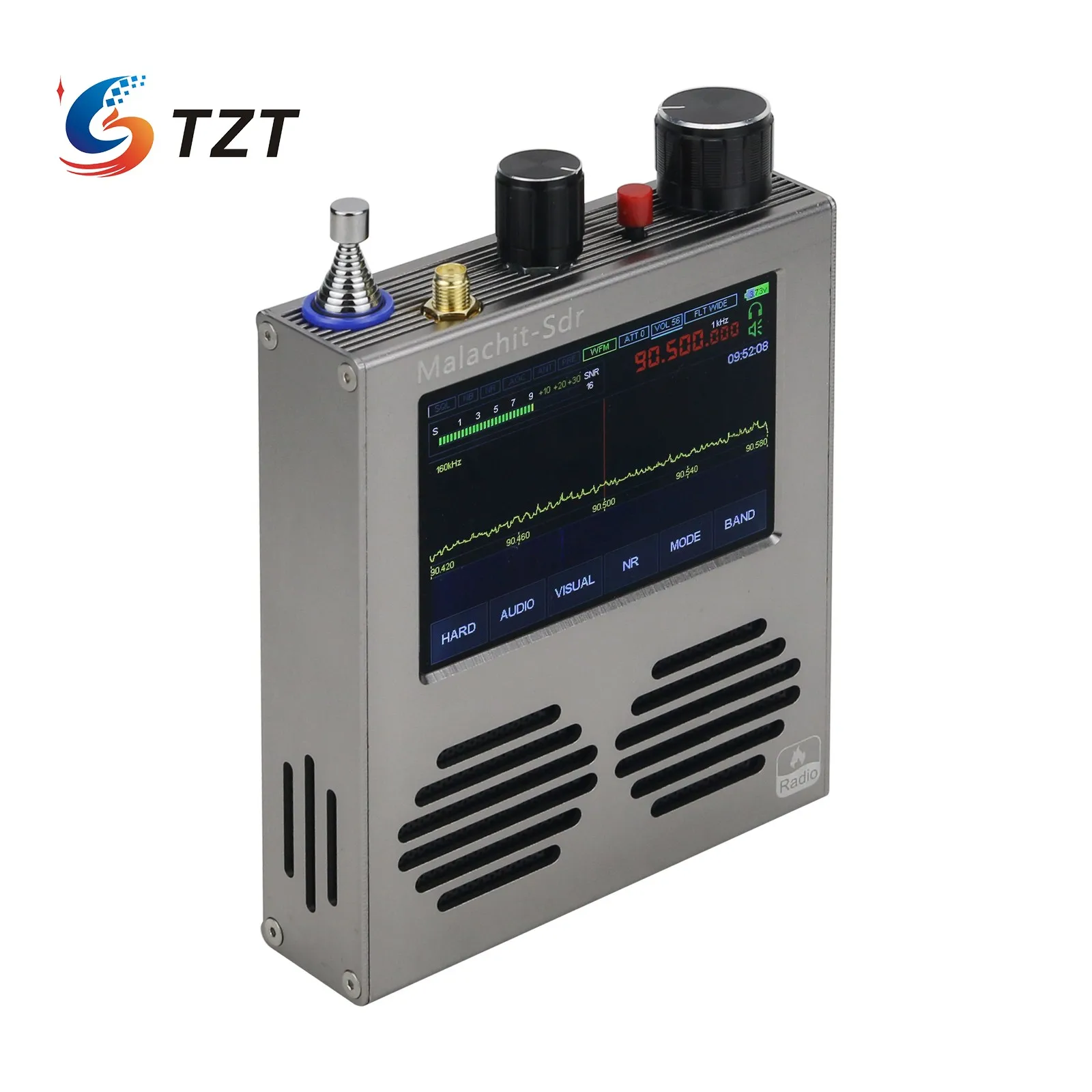 TZT 1.10C прошивка Малахит DSP Malahit SDR радиоприемник 3 5 "сенсорный экран 50 кгц-2 ГГц |
