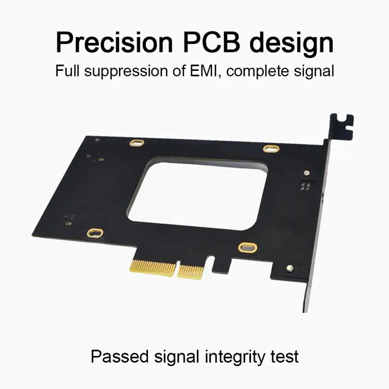 

U.2 to PCI-E X4 Riser Card 3.0 SFF-8639 to SSD Extension Adapter U.2 SSD SATA PCI Express Card for 2.5 Inch SATA HDD